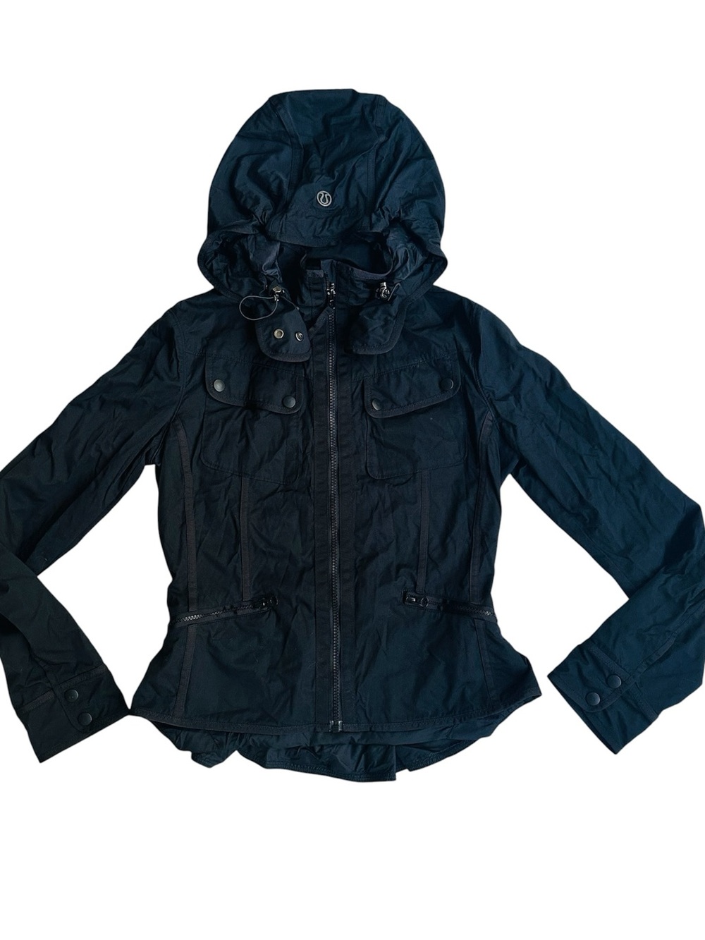 Lululemon Peplum Hooded Utility Jacket Size 6